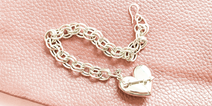 Shown here: Our Heart + Arrow Bracelet, a thoughtful Valentine's Day gift idea for her.
